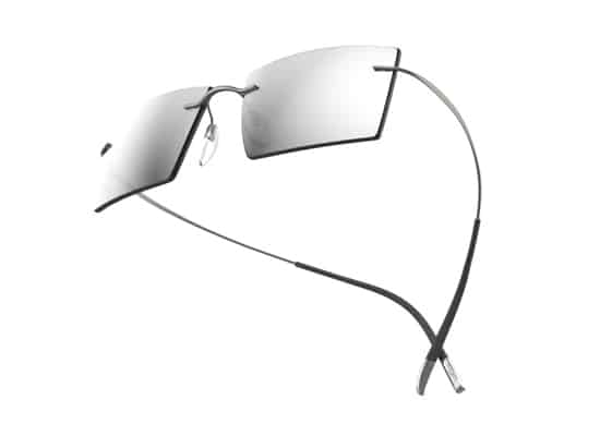 Modele rectangulaire des lunettes TMA de chez silhouette