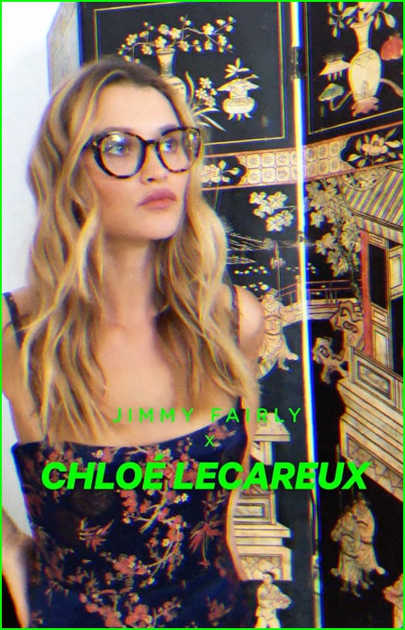 Jimmy fairly eyewear collab: Chloé Lecareux 1