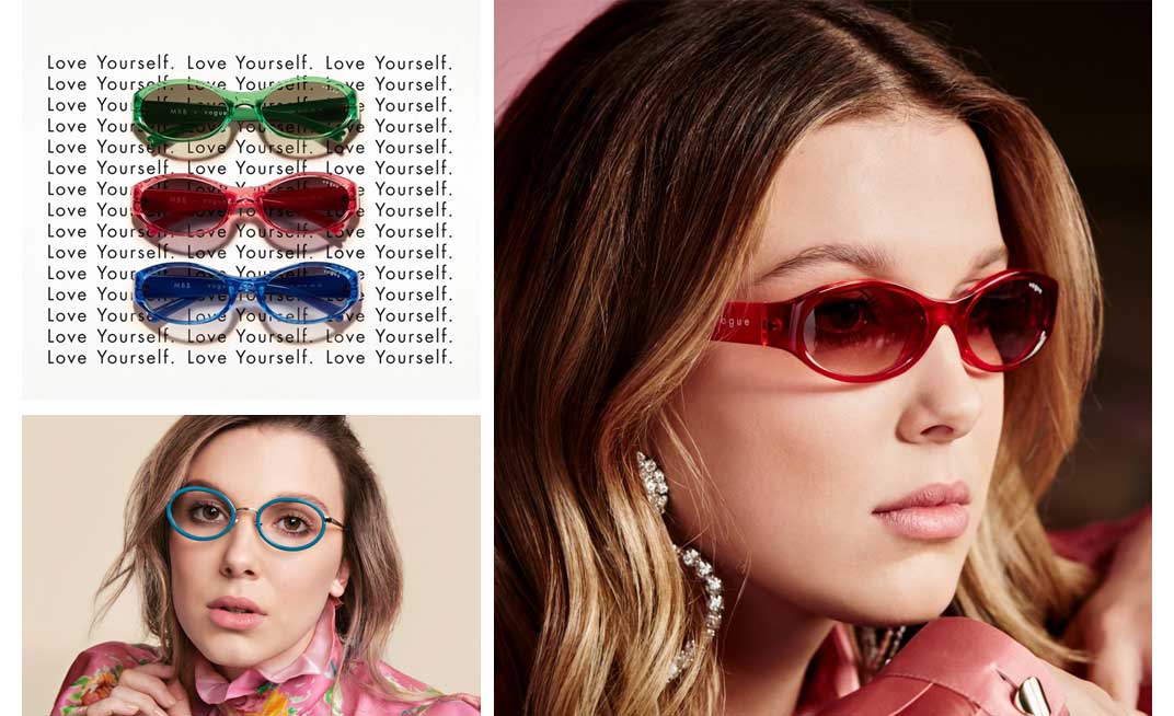 Vogue Eyewear x Millie Bobby Brown oval-frame Sunglasses